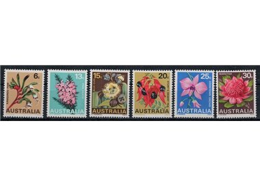 AUSTRALIA 1968 Fiori 6v MNH**