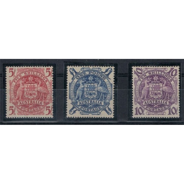 AUSTRALIA 1949-50 Ordinary series 3v MNH**