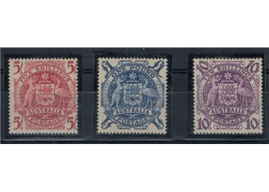 AUSTRALIA 1949-50 Ordinary series 3v MNH**