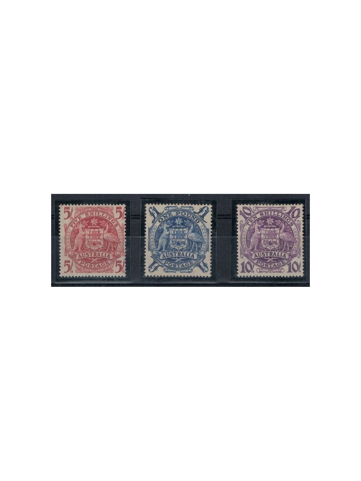 AUSTRALIA 1949-50 Ordinary series 3v MNH**