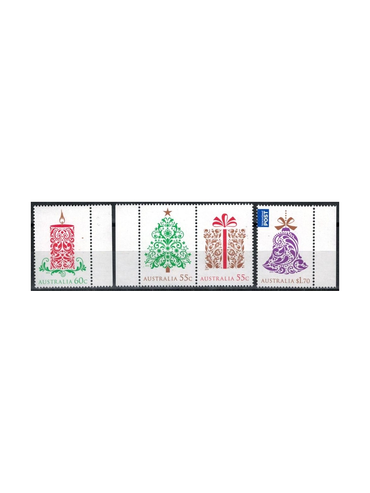AUSTRALIA 2013 Christmas 4v MNH**