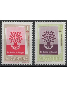 ARGENTINA 1960 Year of the Refugee 2v MNH**