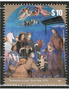 ARGENTINA 2014 Christmas MNH**