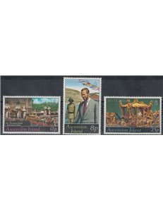 ASCENSION 1978 Silver Jubilee 3v MNH**