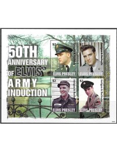 ANTIGUA AND BARBUDA 2008 Elvis Presley 4v MNH**