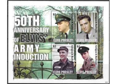 ANTIGUA E BARBUDA 2008 Elvis Presley 4v MNH**