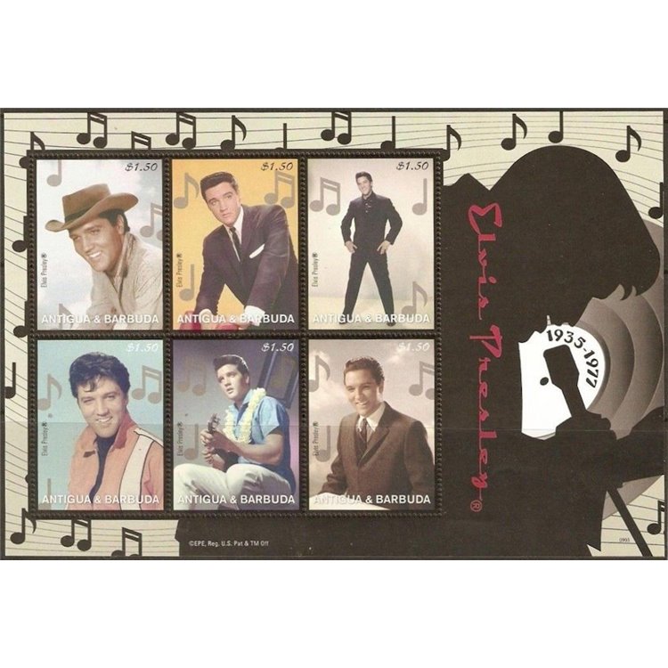ANTIGUA E BARBUDA 2009 Elvis Presley 6v MNH**
