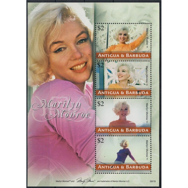 ANTIGUA E BARBUDA 2008 Marilyn Monroe 4v MNH**