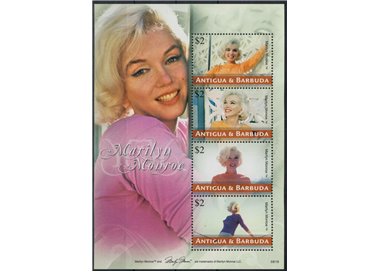 ANTIGUA AND BARBUDA 2008 Marilyn Monroe 4v MNH**