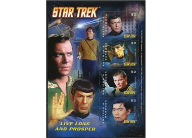 ANTIGUA E BARBUDA 2008 Cinema, Star Trek (I) 4v MNH**