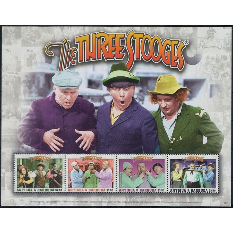 ANTIGUA AND BARBUDA 2010 The Three Stooges 4v MNH**