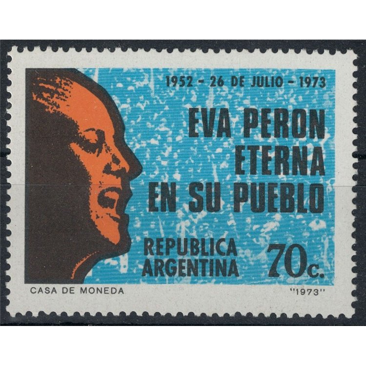 ARGENTINA 1973 Eva Peron MNH**