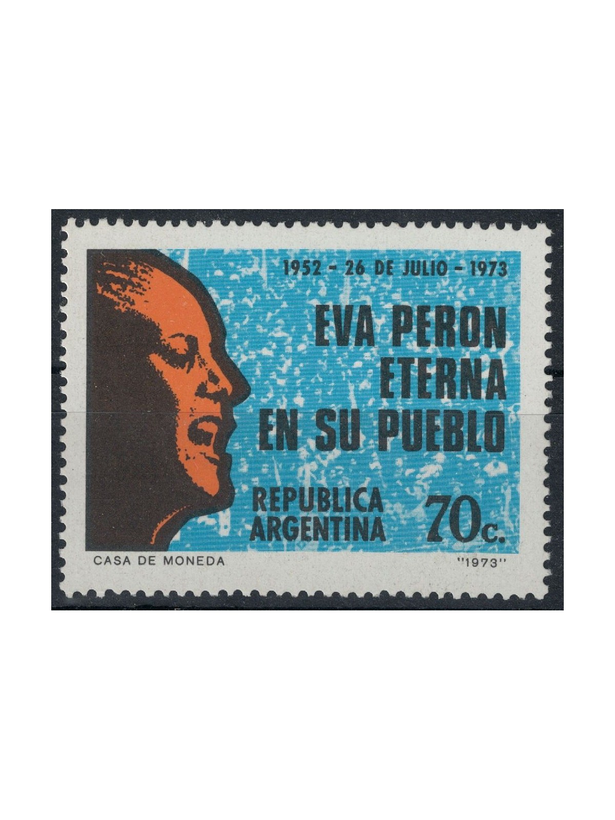 ARGENTINA 1973 Eva Peron MNH**