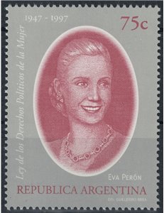 ARGENTINA 1997 Eva Peron (Political Rights) MNH**