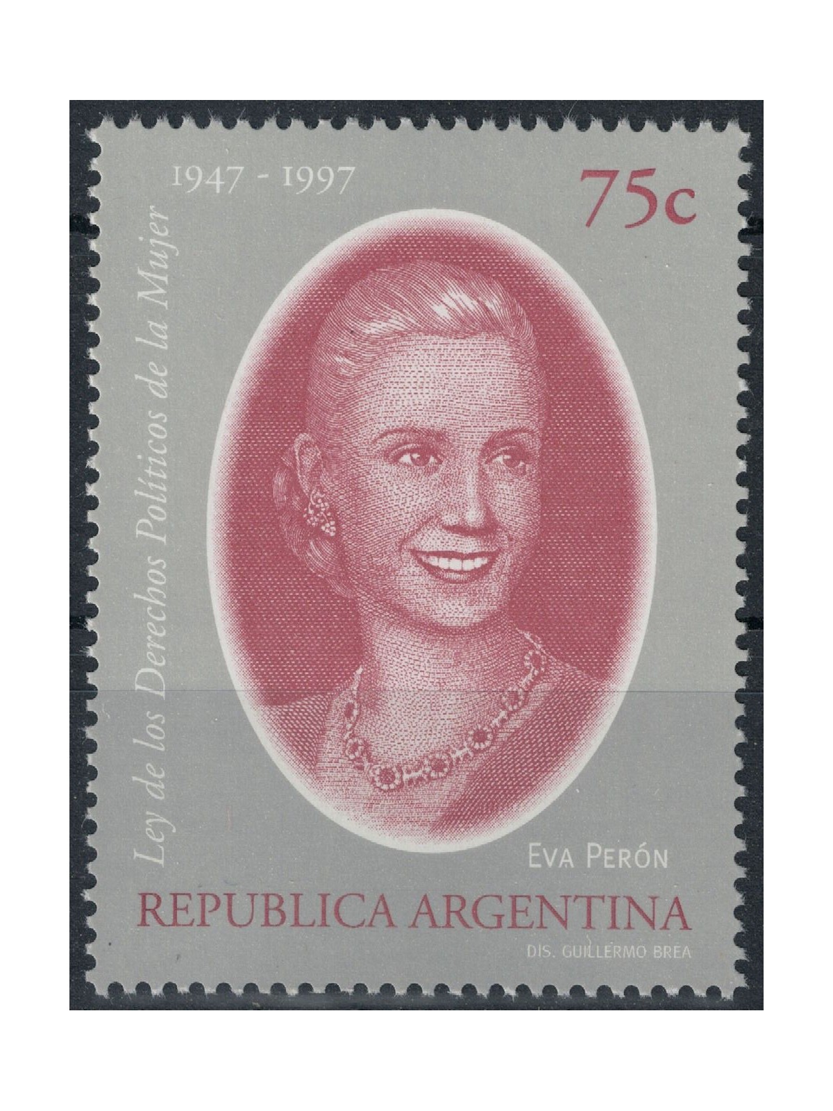 ARGENTINA 1997 Eva Peron (Political Rights) MNH**