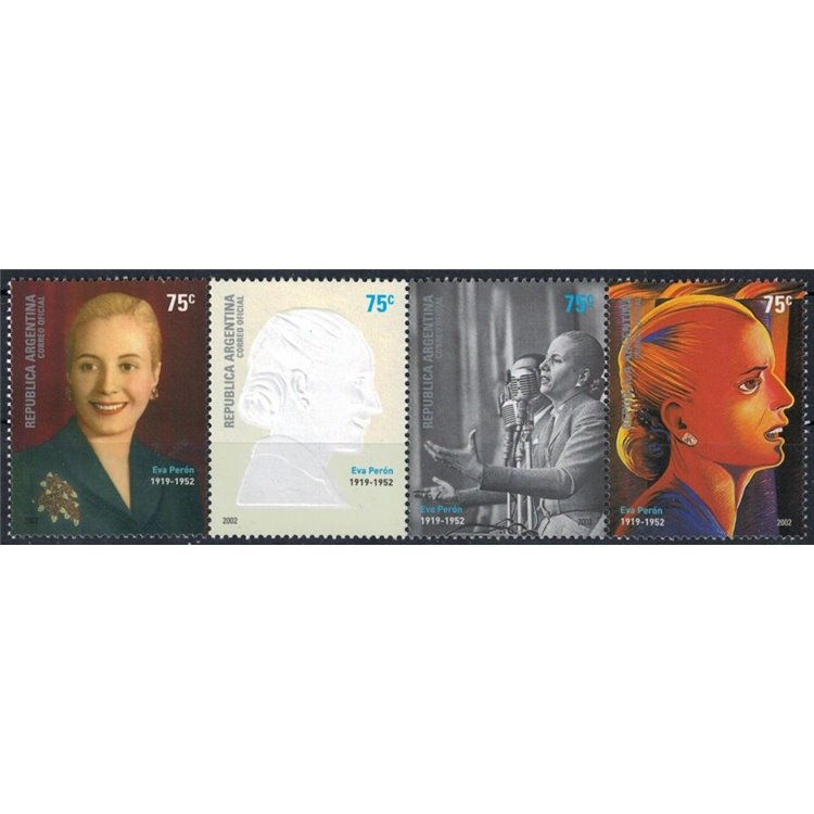 ARGENTINA 2002 Eva Peron 4v MNH**