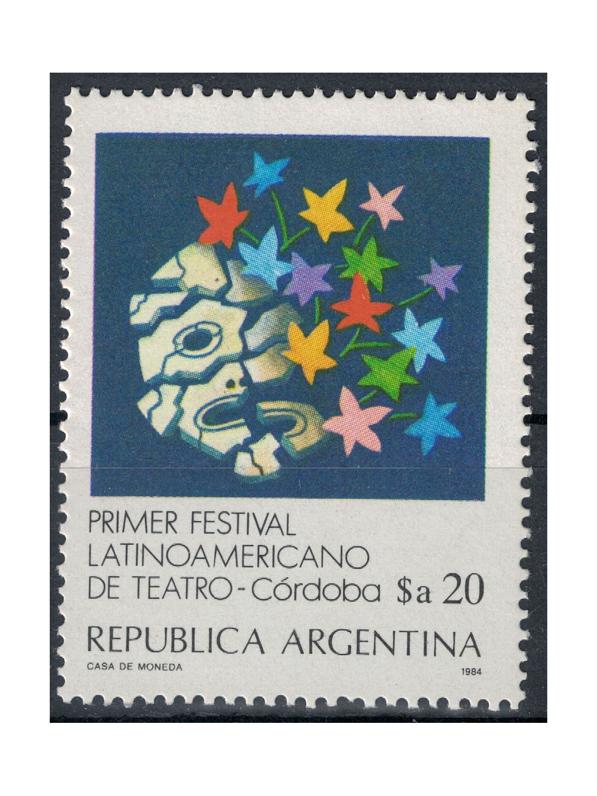 ARGENTINA 1984 MNH Theater Festival**