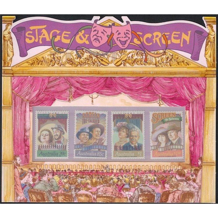 AUSTRALIA 1989 Stage & Screen 4v MNH**