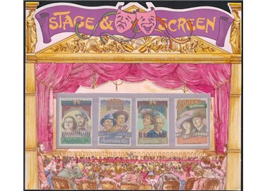 AUSTRALIA 1989 Stage & Screen 4v MNH**