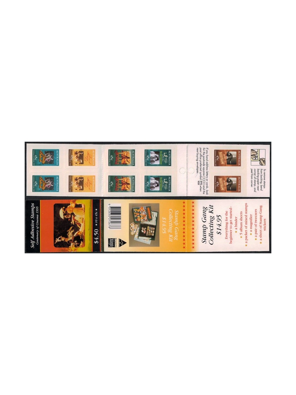 AUSTRALIA 1995 Centenary of cinema booklet MNH**