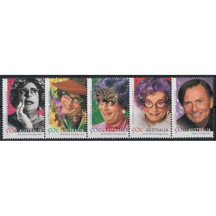 AUSTRALIA 2006 Australian Legends 5v MNH**