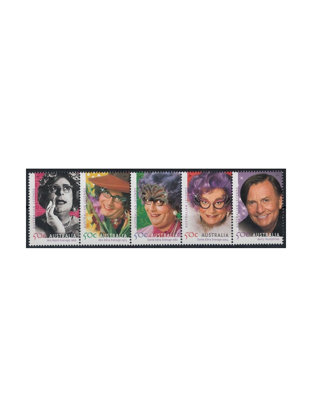AUSTRALIA 2006 Australian Legends 5v MNH**