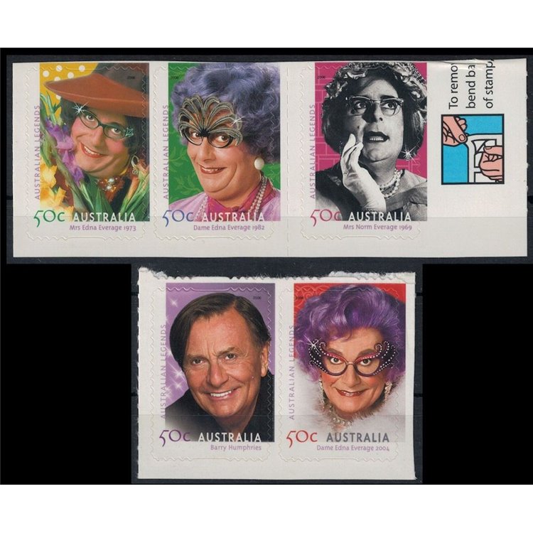 AUSTRALIA 2006 Leggende australiane (da LB) 5v MNH**