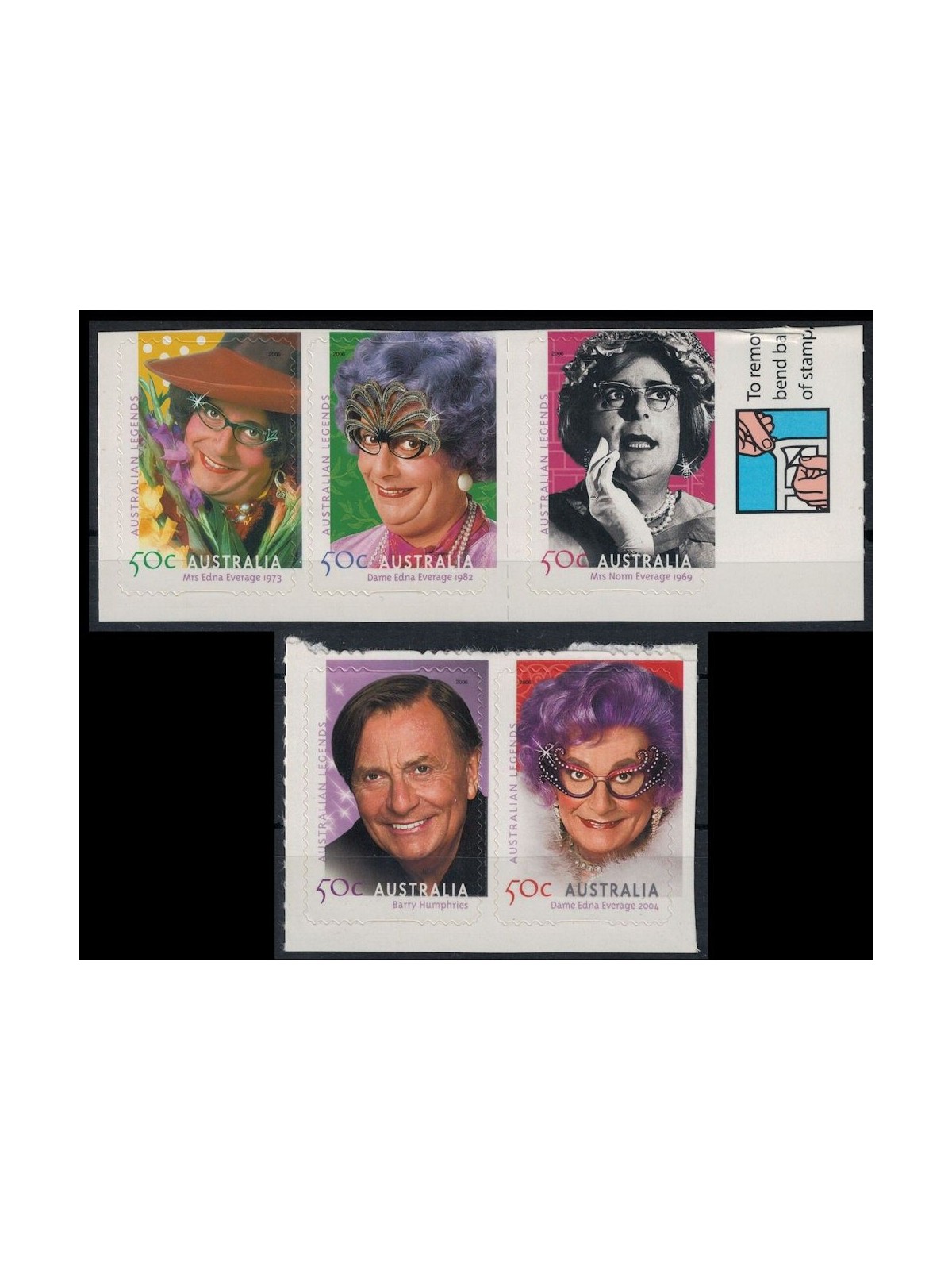 AUSTRALIA 2006 Leggende australiane (da LB) 5v MNH**