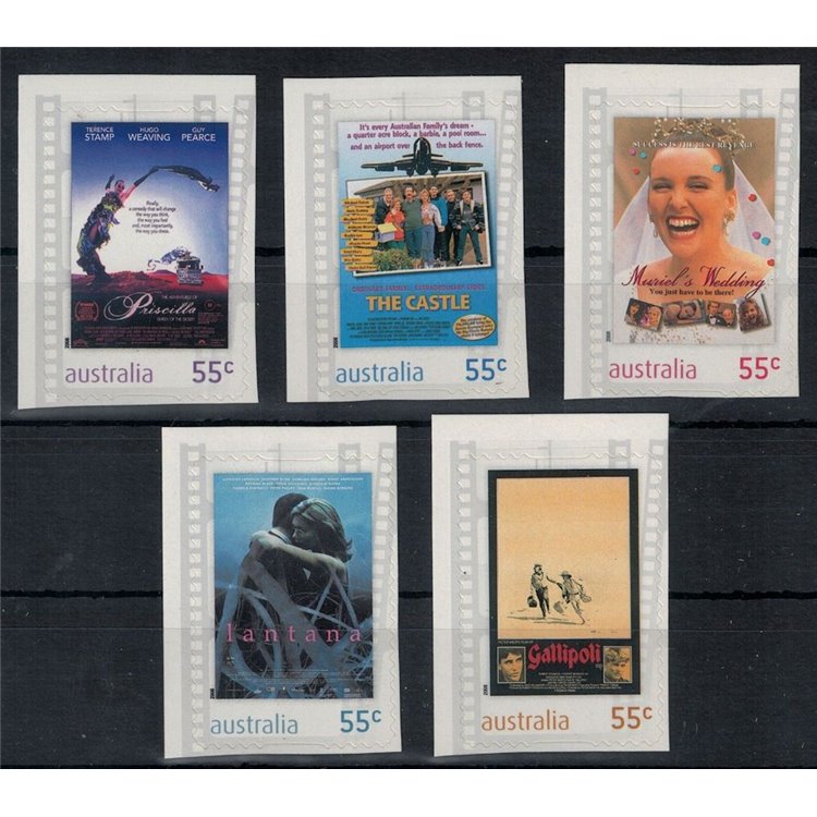 AUSTRALIA 2008 Cinema (da LB) 5v MNH**