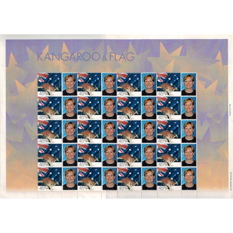 AUSTRALIA 2000 Nature & Nation (Kangaroo & Flag) 1 foglio intero MNH**