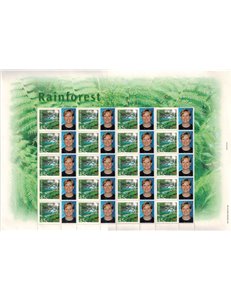 AUSTRALIA 2000 Nature & Nation (Rainforest) 1 foglio intero MNH**