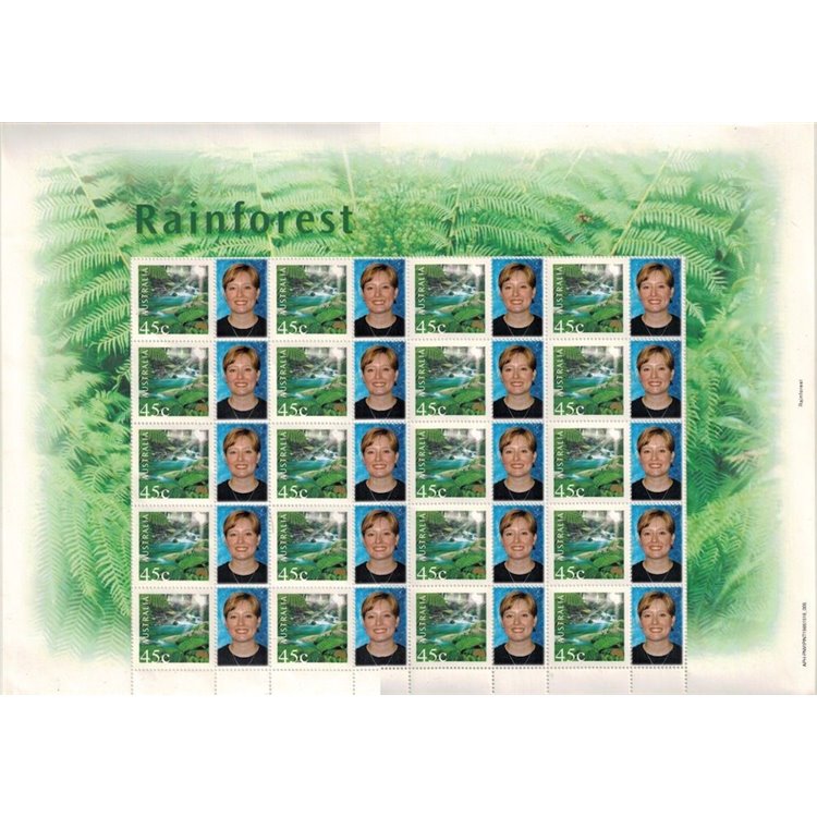 AUSTRALIA 2000 Nature & Nation (Rainforest) 1 full sheet MNH**