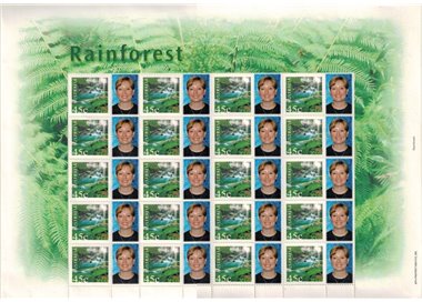 AUSTRALIA 2000 Nature & Nation (Rainforest) 1 full sheet MNH**