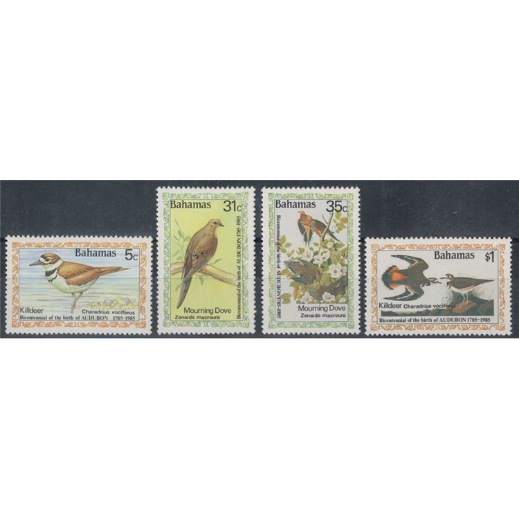 BAHAMAS 1985 Fauna, uccelli 4v MNH**