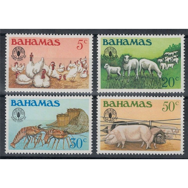 BAHAMAS 1981 World Food Day 4v MNH**