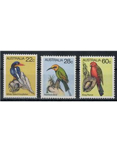 AUSTRALIA 1980 Ordinary set, birds 3v MNH**