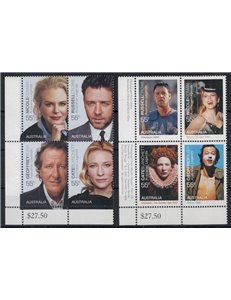 AUSTRALIA 2009 Cinema, attori australiani 8v MNH**