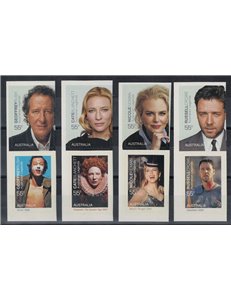 AUSTRALIA 2009 Cinema, Australian actors (from booklet) 8v MNH**