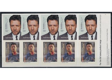 AUSTRALIA 2009 Cinema, Russell Crowe booklet MNH**