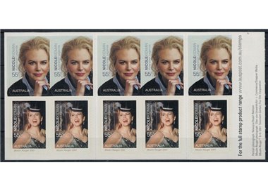 AUSTRALIA 2009 Cinema, Nicole Kidman booklet MNH**
