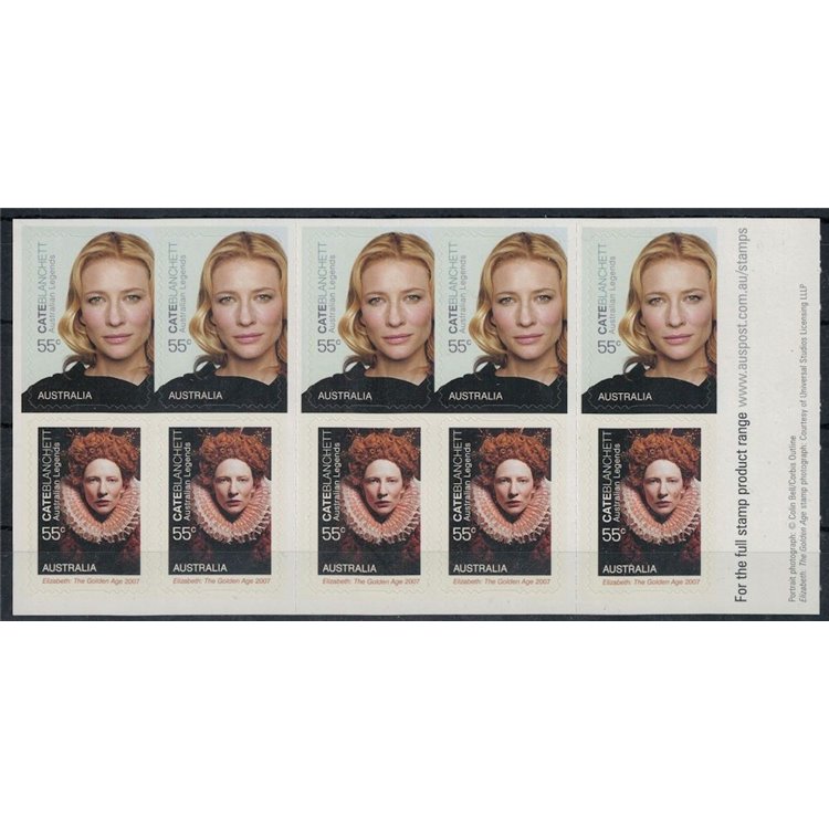 AUSTRALIA 2009 Cinema, Cate Blanchett booklet MNH**
