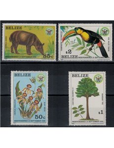 BELIZE 1981 Indipendenza 4v MNH**