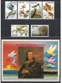 BELIZE 1985 John James Audubon, birds 6v + 1 s/s MNH**