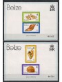 BELIZE 1980 Fauna marina, conchiglie 2 BF MNH**