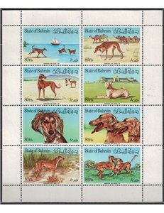 BAHRAIN 1977 Persian dogs 8v MNH**