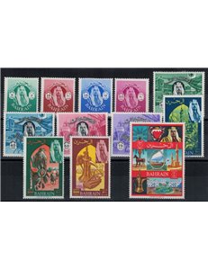 BAHRAIN 1966 Ordinari - Definitives 12v MNH**