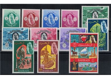 BAHRAIN 1966 Ordinari - Definitives 12v MNH**