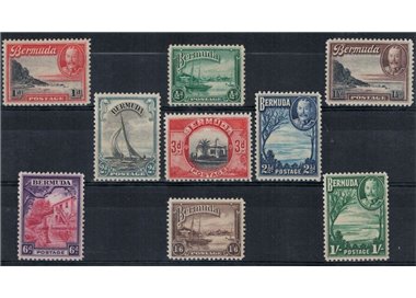 BERMUDA 1936 Serie ordinaria 9v MH*