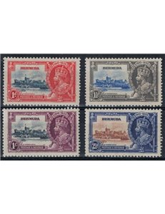 BERMUDA 1935 Silver jubilee 4v MH*