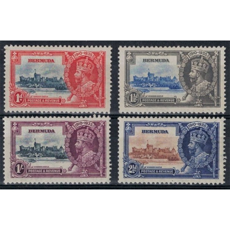 BERMUDA 1935 Silver jubilee 4v MH*